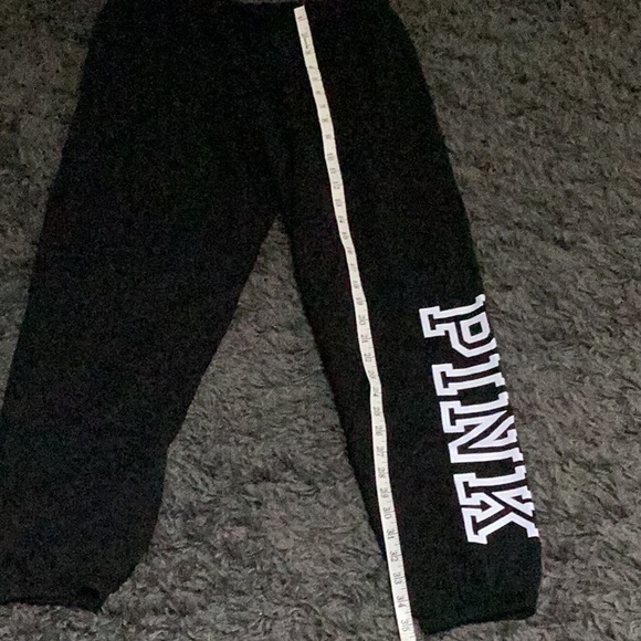 Black Victoria’s Secret PINK soft Sweatpants - Picture 2 of 5